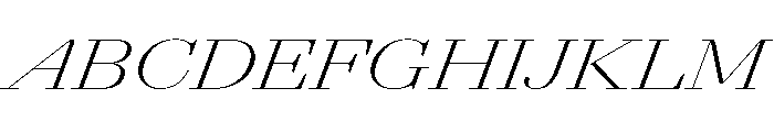 Agatha UExXLtContrastIt 177a1b5d Font UPPERCASE