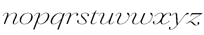 Agatha UExXLtContrastIt 177a1b5d Font LOWERCASE