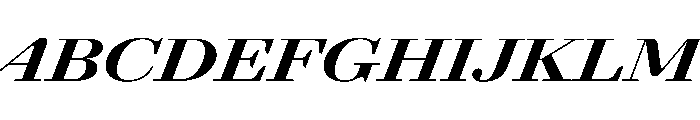 Agatha UltExpBlackIta 14272bfd Font UPPERCASE