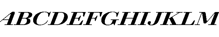 Agatha UltExpBlackIta D3a57fed Font UPPERCASE