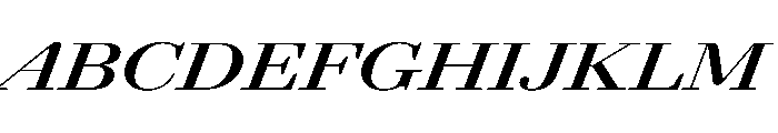 Agatha UltExpBoldIta 3e02eef7 Font UPPERCASE