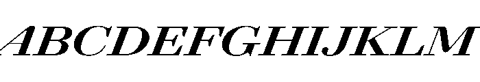 Agatha UltExpExtBdIta 12431404 Font UPPERCASE
