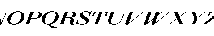 Agatha UltExpExtBdIta 12431404 Font UPPERCASE
