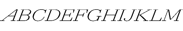 Agatha UltExpExtLtIta 610a10d5 Font UPPERCASE