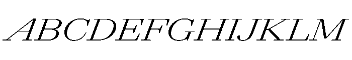 Agatha UltExpLightIta 56f58fda Font UPPERCASE