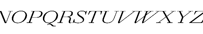 Agatha UltExpLightIta 56f58fda Font UPPERCASE