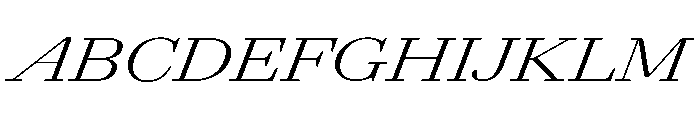 Agatha UltExpLightIta 65590224 Font UPPERCASE