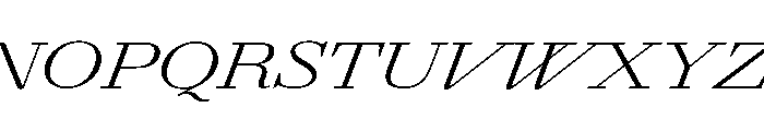 Agatha UltExpLightIta 65590224 Font UPPERCASE