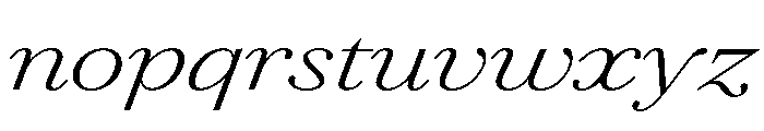 Agatha UltExpLightIta 65590224 Font LOWERCASE