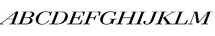 Agatha UltExpSemBdIta 65f4033d Font UPPERCASE
