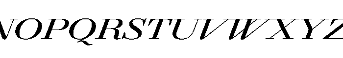 Agatha UltExpSemBdIta 65f4033d Font UPPERCASE