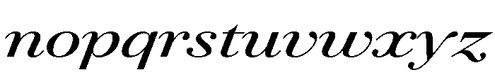Agatha UltExpSemBdIta 65f4033d Font LOWERCASE
