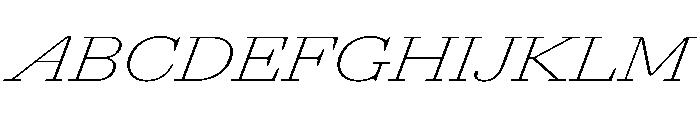 Agatha UltExpThinIta 8b436632 Font UPPERCASE