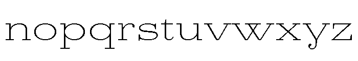 Agatha UltraExpandedThin Fb4a5229 Font LOWERCASE