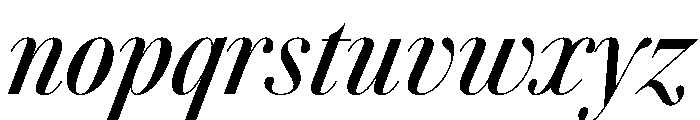 Agatha XCnMdContrastIt E1374f08 Font LOWERCASE