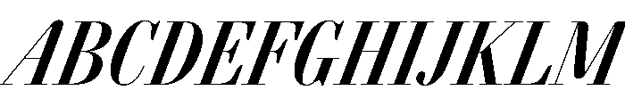 Agatha XCnSmBdContrastIt 7850454a Font UPPERCASE