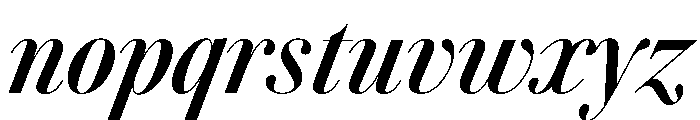 Agatha XCnSmBdContrastIt 7850454a Font LOWERCASE