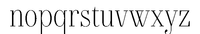 Agatha XCnThContrast 24864af2 Font LOWERCASE