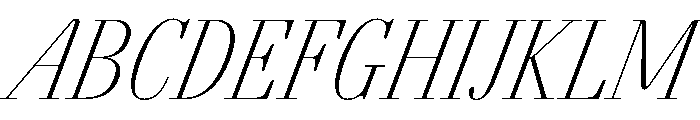 Agatha XCnThContrastIt 5bab5386 Font UPPERCASE