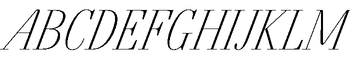Agatha XCnThContrastIt 87e2741a Font UPPERCASE
