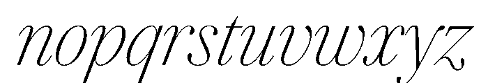 Agatha XCnThContrastIt 87e2741a Font LOWERCASE