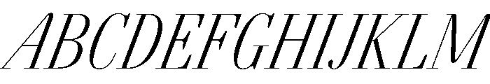 Agatha XCnXLtContrastIt Fc34f500 Font UPPERCASE