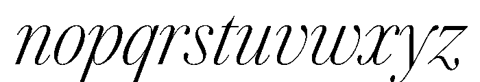Agatha XCnXLtContrastIt Fc34f500 Font LOWERCASE