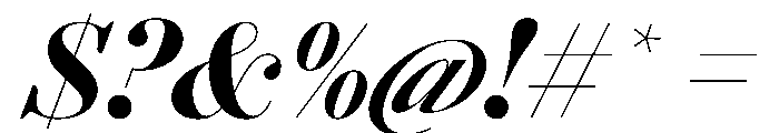 AgathaItalicVAR CondensedBlackContrastItalic Instance Font OTHER CHARS