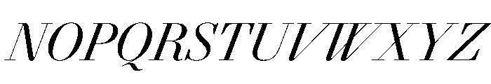 AgathaItalicVAR CondensedContrastItalic Instance 84d6561e Font UPPERCASE