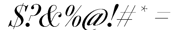 AgathaItalicVAR CondensedContrastItalic Instance Font OTHER CHARS