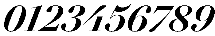 AgathaItalicVAR CondensedExtraBoldContrastItalic Instance Font OTHER CHARS