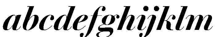 AgathaItalicVAR CondensedExtraBoldContrastItalic Instance FONT