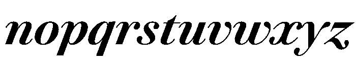 AgathaItalicVAR CondensedExtraBoldItalic Instance 1aac4725 Font LOWERCASE