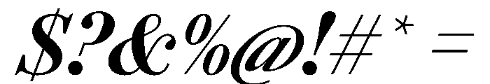 AgathaItalicVAR CondensedExtraBoldItalic Instance Font OTHER CHARS