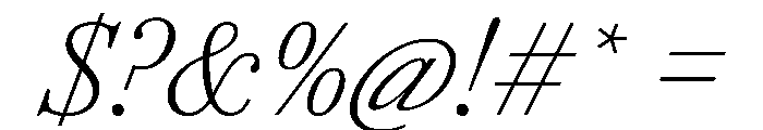 AgathaItalicVAR CondensedExtraLightItalic Instance Font OTHER CHARS