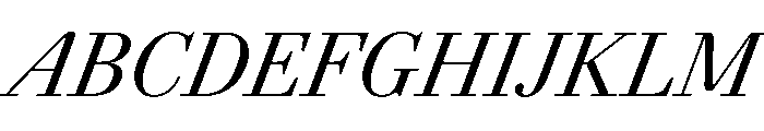 AgathaItalicVAR CondensedItalic Instance Font UPPERCASE