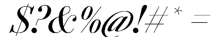 AgathaItalicVAR CondensedMediumContrastItalic Instance Font OTHER CHARS