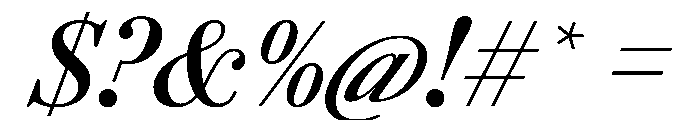 AgathaItalicVAR CondensedSemiBoldItalic Instance Font OTHER CHARS