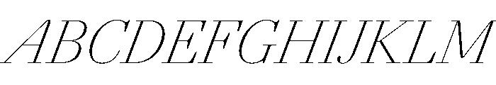 AgathaItalicVAR CondensedThinContrastItalic Instance 6be867f5 Font UPPERCASE