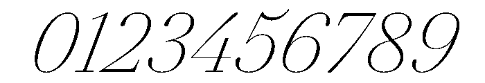 AgathaItalicVAR CondensedThinContrastItalic Instance Font OTHER CHARS