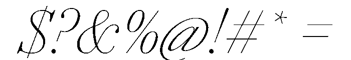 AgathaItalicVAR CondensedThinContrastItalic Instance Font OTHER CHARS