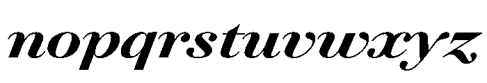 AgathaItalicVAR ExpandedBlackItalic Instance E7875a82 Font LOWERCASE