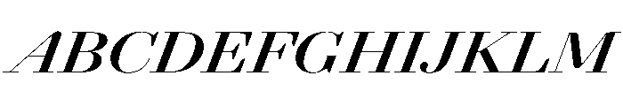 AgathaItalicVAR ExpandedBoldContrastItalic Instance 0dc75195 Font UPPERCASE