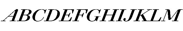 AgathaItalicVAR ExpandedBoldItalic Instance 2bf3b460 Font UPPERCASE