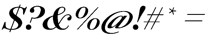 AgathaItalicVAR ExpandedBoldItalic Instance Font OTHER CHARS