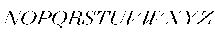 AgathaItalicVAR ExpandedContrastItalic Instance 622421a8 Font UPPERCASE