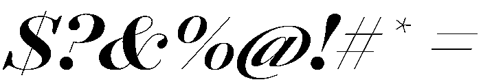 AgathaItalicVAR ExpandedExtraBoldContrastItalic Instance Font OTHER CHARS