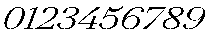 AgathaItalicVAR ExpandedItalic Instance Font OTHER CHARS