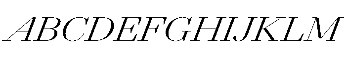 AgathaItalicVAR ExpandedLightContrastItalic Instance 9257b8d7 Font UPPERCASE