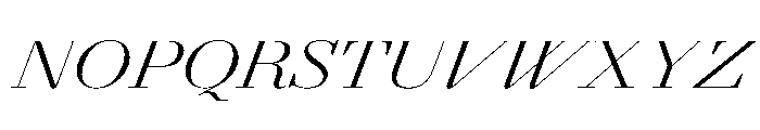 AgathaItalicVAR ExpandedLightContrastItalic Instance 9257b8d7 Font UPPERCASE